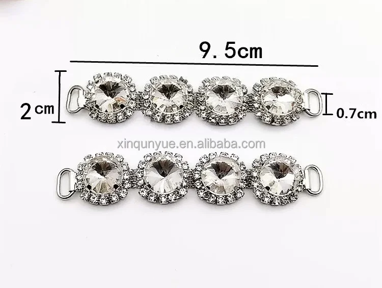 New fashion Rhinestone  Shoes Chain Decorative Accessories Shoe Clasp Shoe Accessories Metal