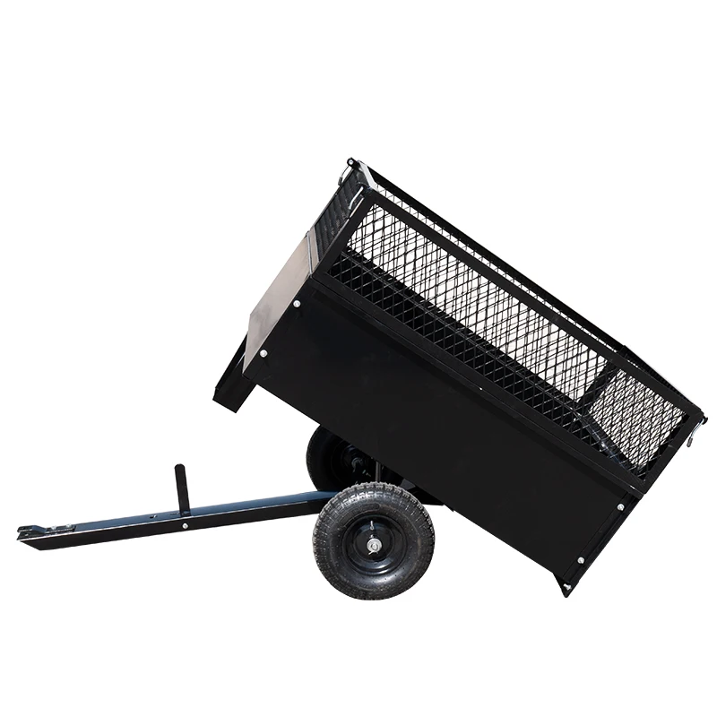 china off road steel atv forest forestry tent towed camping camper wood log trailer dump farm utility atv quad folding trailer