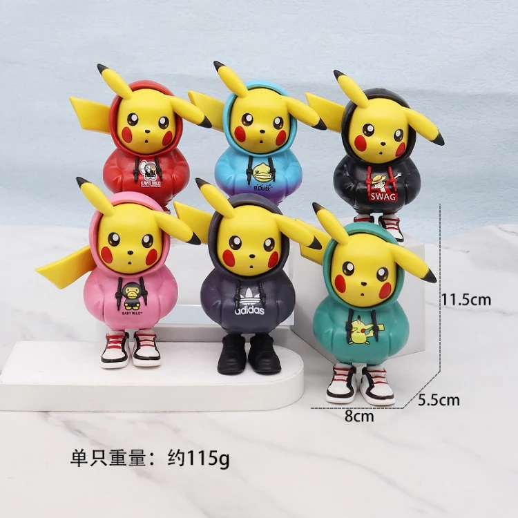 Action Figures Toys Model Collection Pokemone Anime Figure Dolls For Child Christmas Halloween Gift