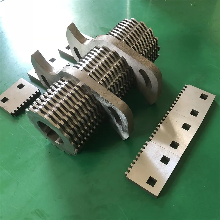 Резиновые отходы рециркуляции пластика шредерные лезвия дробилки ножи