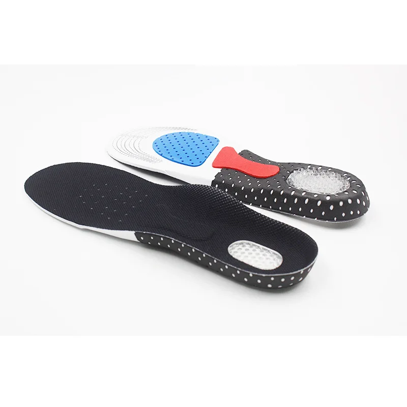 Silicone Sport Insoles Orthotic Arch Support Sport Shoe Pad Running Gel Insoles Men Women Orthotic Breathable Running Cushion