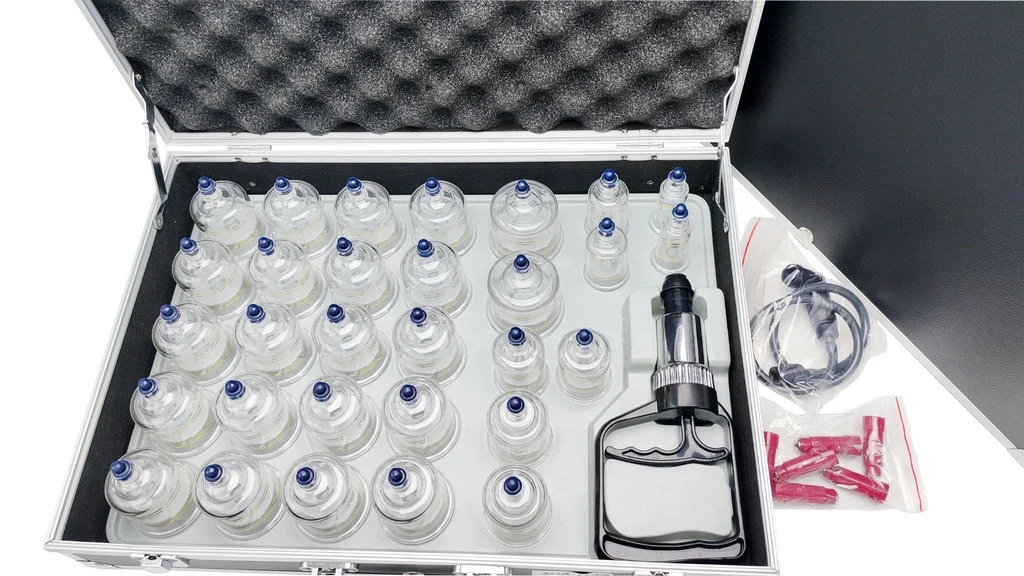 Luxury 30pcs set Cupping Therapy Set Plastic Vacuum Cupping Set 30-cups
