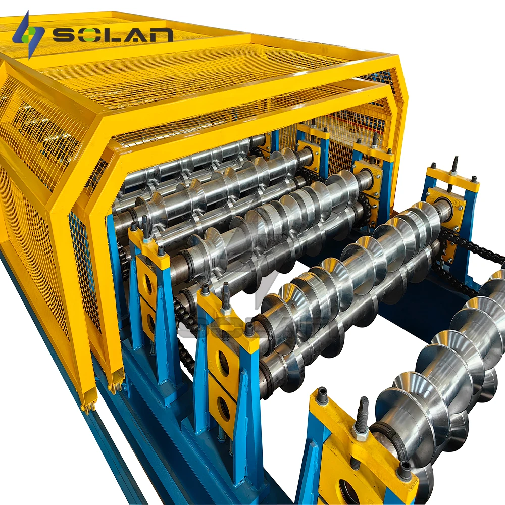 China Making Metal Roofing Sheets Machine IBR Iron Sheet Tile Roof Panel Making Roll Forming Machine