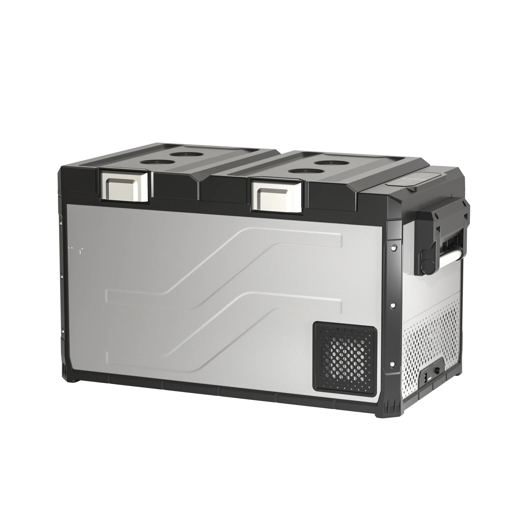 60L dc 12v car portable camping fridge freezer mini refrigerator manufacturer