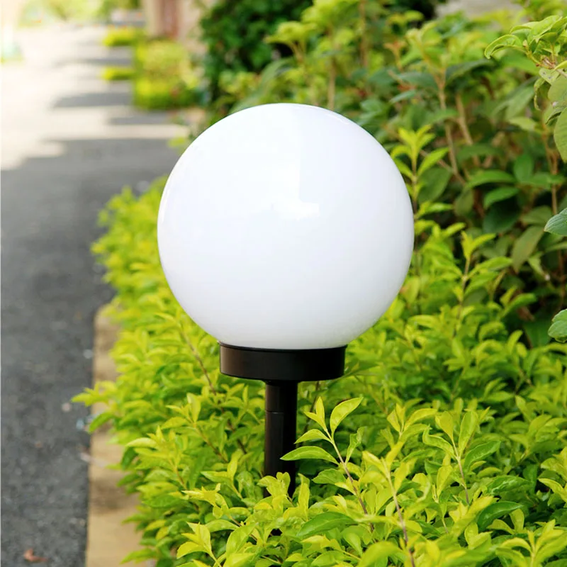 New design Solar LED Globe Powered Garden bulb Light Waterproof for Yard Patio Walkway Landscape In-Ground Spike