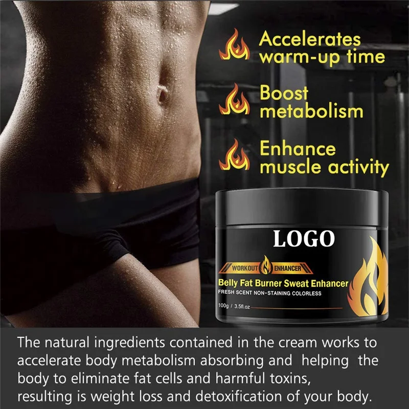 
Sweat Cream Private Label Hot oil Fat Burning Cream Sweat Cream Workout Enhancer belly Body Slimming Gel 