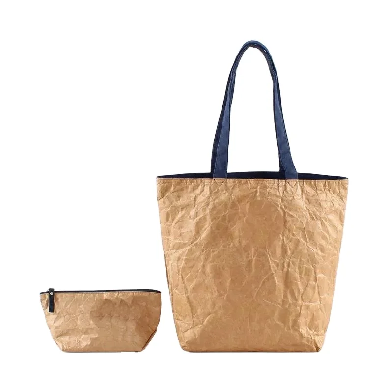 Untearable Waterproof Custom Design Tyvek Tote Bag With Zipper