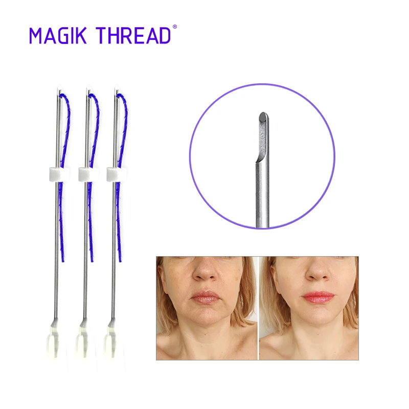 Magik Thread cog 3d 4d 19g 100 мм зазубрина fio nose pdo i силуэт нить лифтинг лица