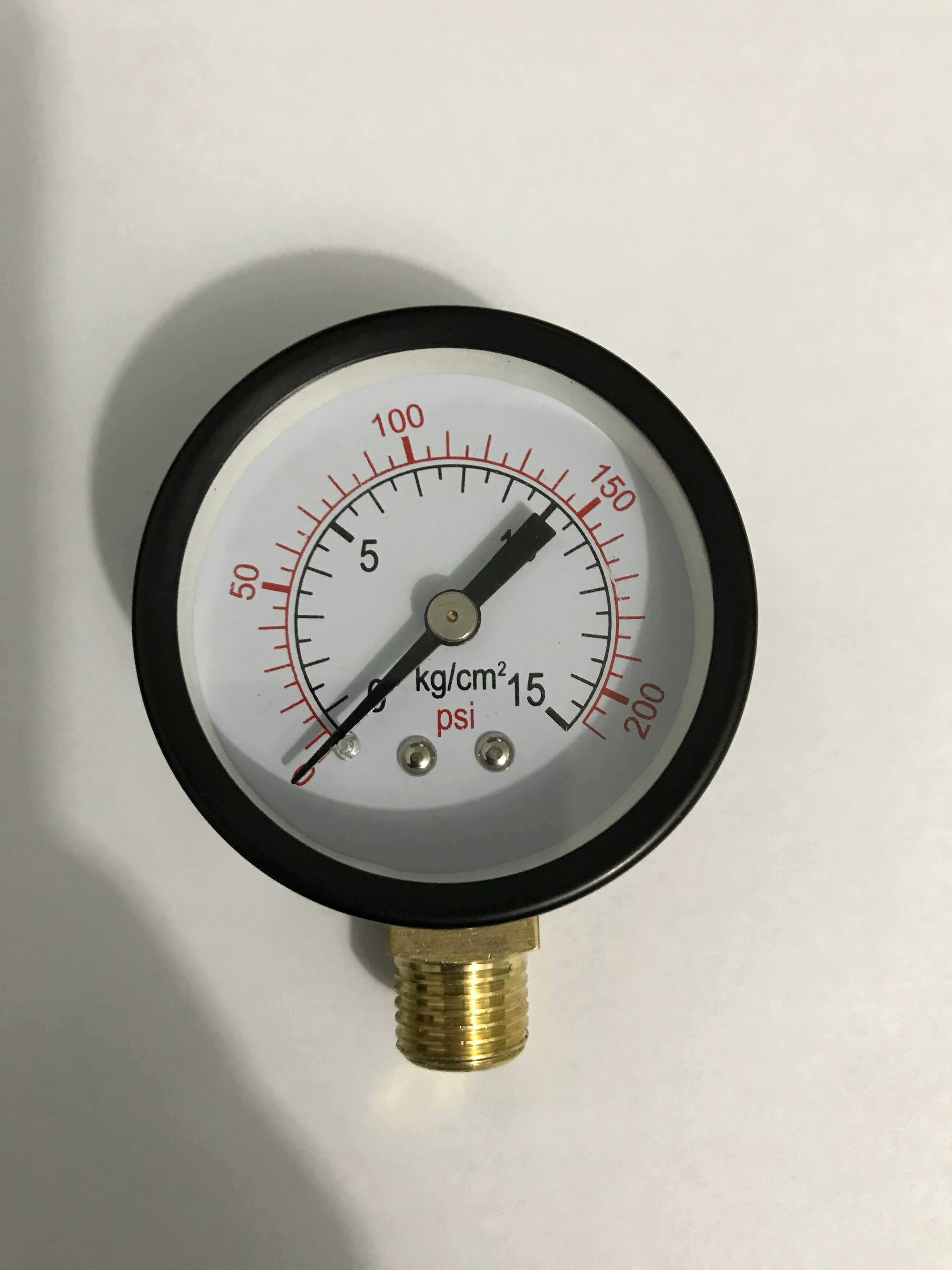 
brass connection pressure gauge 60mm 
