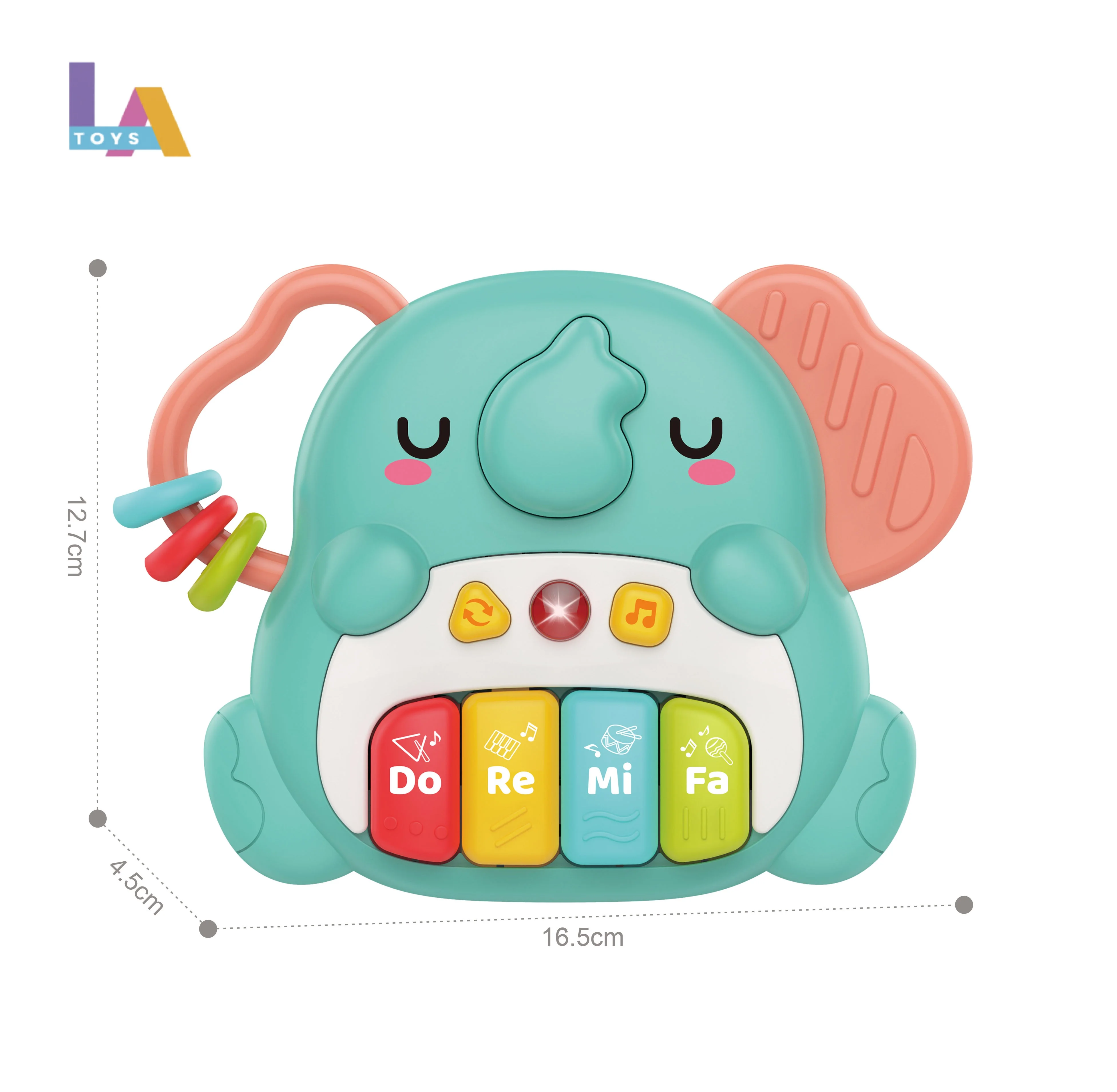 Longthuy Made in Vietnam  customized GCC Elephant mini Electronic Keyboard EARLY EDUCATIONAL MUSIC TOY FOR BABY