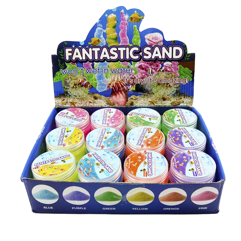 Directly Factory Price Sensory Magic Play Sand Children Toy Space Sand Bottled