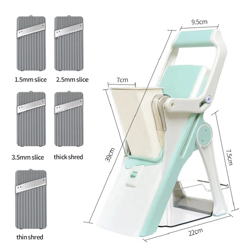Multifunction Kitchen Accessories Safe Manual Onion Veggie Chopper Graters Frozen Meat Slicer Mandoline Vegetable Slicer Cutter