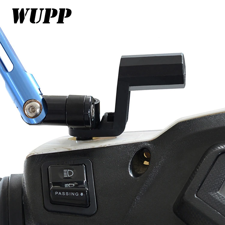 Motorcycle Expansion Clamp Mirror Extender Mount Atv Scooter Rear Mirror Extension Bracket