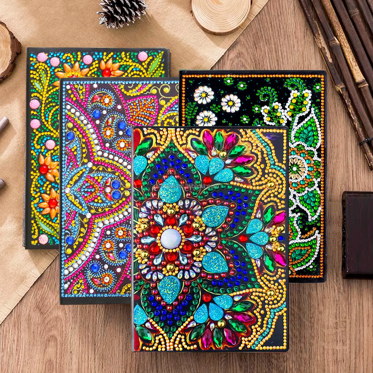 Wholesale Kids Crafts DIY Creative Art Diamond Painting Note Book Animals A5 Diamond Painting Embroidered Notebook for Children