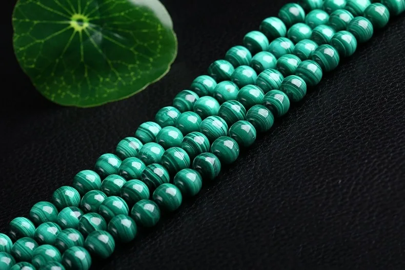 Natural Round Gemstone 8mm Jewelry Green Wholesale Facet 4 Mm Chrysocolla Blue Natural Malachite Beads