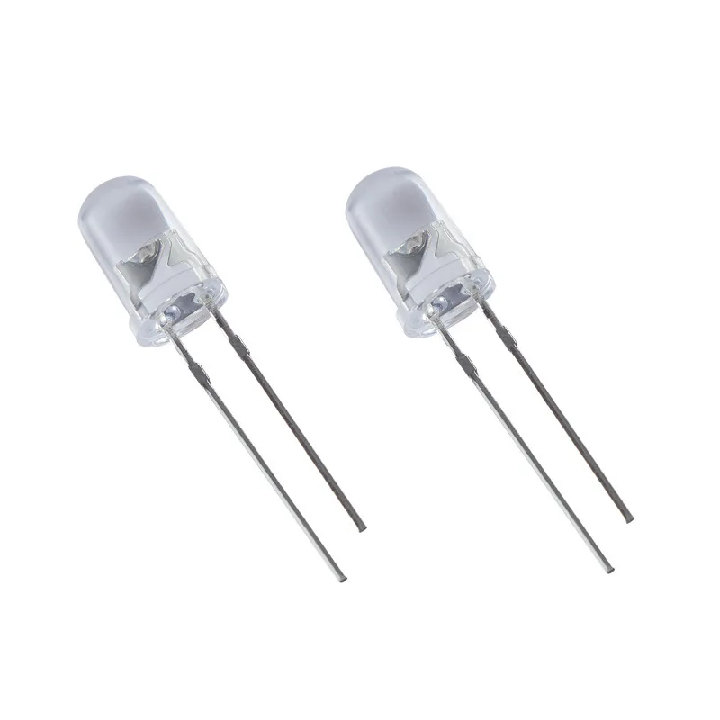 Dome lens 3MM/5MM DIP LED Lamps diffused hole round leds light emitting diodes white/red/blue/yellow/orange/green/7color flash