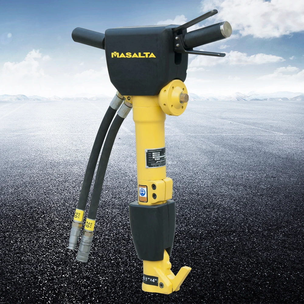 Handheld Hydraulic Breakers Masalta Hammer Manufacturers For Demolition And Breaking Work