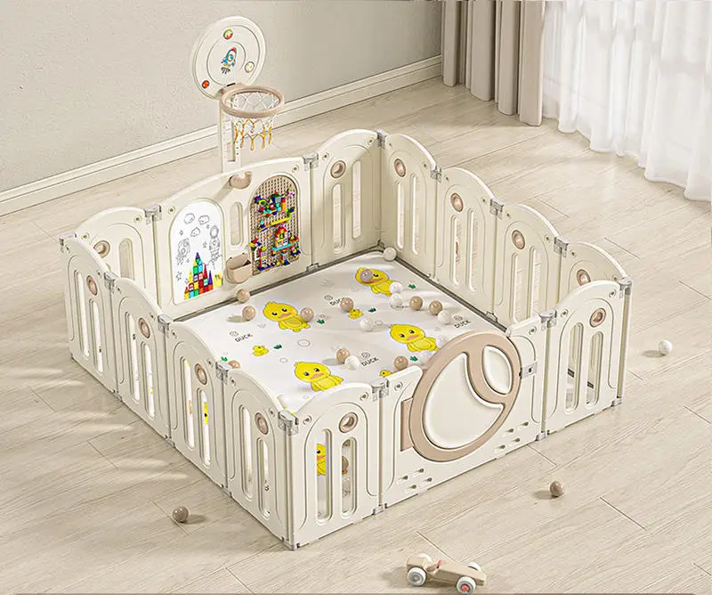 160*160CM soft play fence for kids Building block drawing board portable playpen playhouse baby game fence