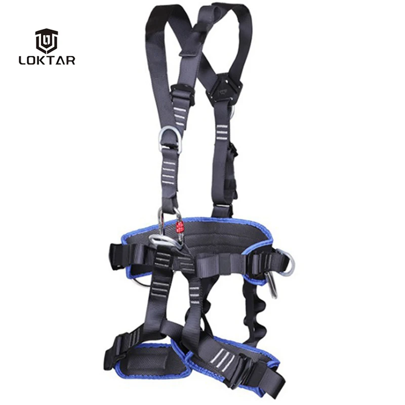 Full Body Safety Harness Belt CE Standard Rescue Safety Rock Mountain Access Climbing Harness