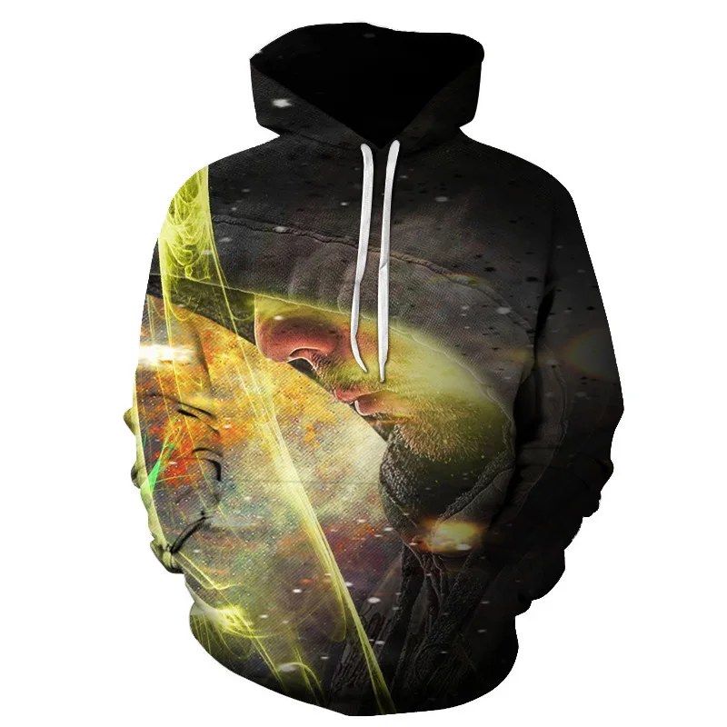 Custom Logo 3D Printed Hoodie Anime Oversize Pullover Washed Polyester Men Male Streetwear Sublimation Sweatshirt Hoodies