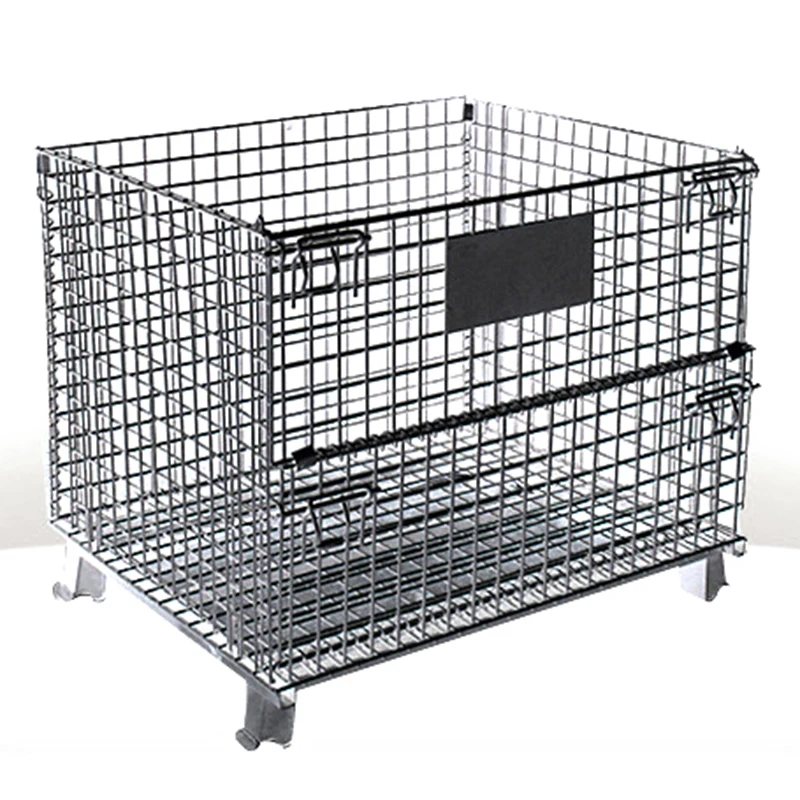 Питомцы preform, промышленный Штабелируемый складной сверхпрочный контейнер для хранения с колесами, металлические сетчатые контейнеры, поддон для хранения