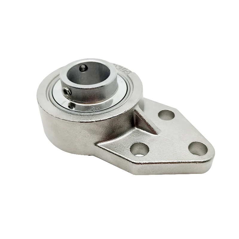 3 BOLTS FLANGE MOUNTED PILLOW BLOCK stainless steel bearings SUC205 UC205-16 SFB205 UCFB205 SUCFB205-16 SUCFB205