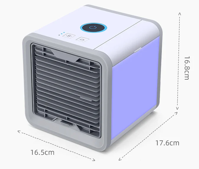 2021 Personal Air Water Cooler Mini Climatiseur Mini Air Cooler With Water, Mini Air Conditioner Fan With Six Functions,