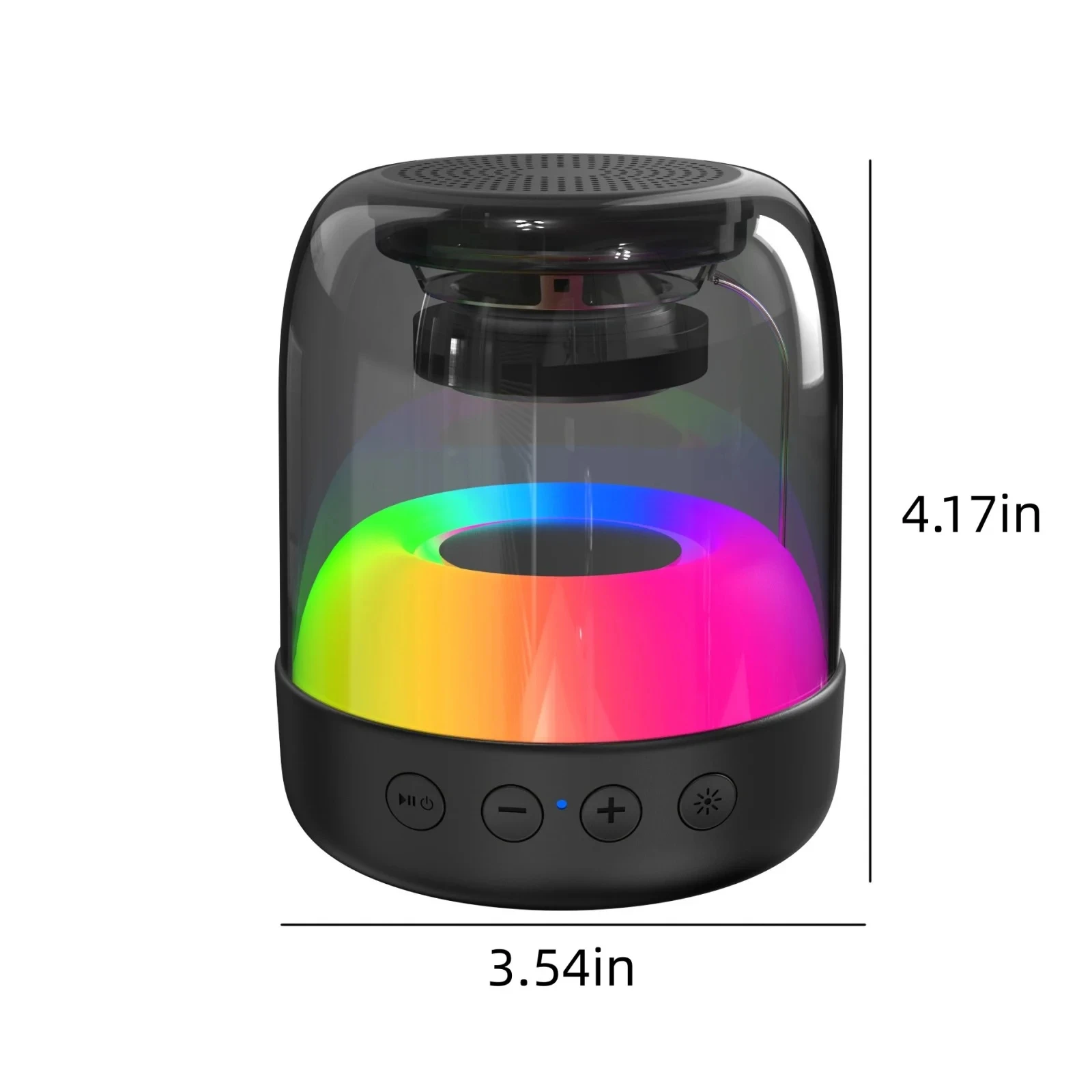 Tiktok Hot Sale Wireless Speaker Portable Mini Subwoofer Colorful Atmosphere Light Blue-tooth Mini Audio Wholesale sound bar
