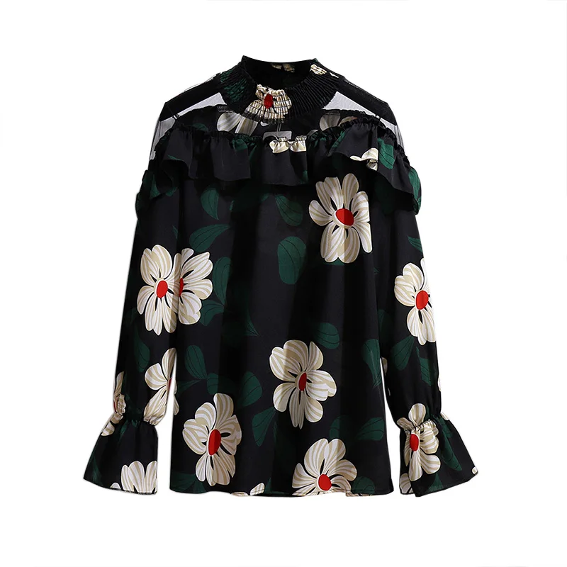 Одежда женское Повседневное платье Осенняя Модная рубашка Топ Блузка хлопок Oem