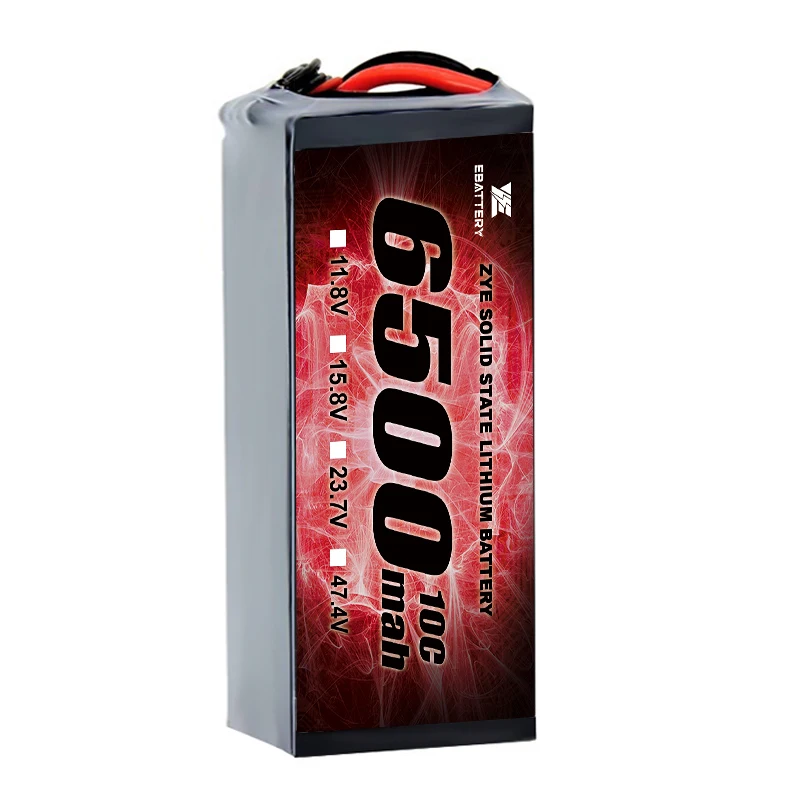 ZYE semi solid state battery 6500mah 3S4S6S12S High volt 4.45v lipo battery pack 24S 94.8v lithium ion battery