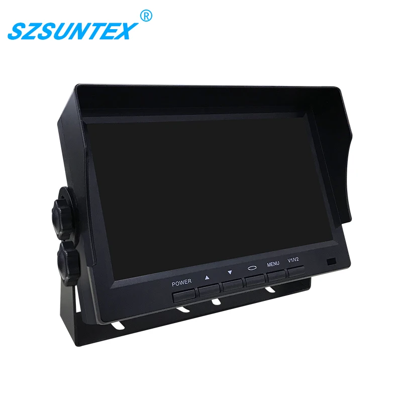 szsuntex 7 Inch TFT LCD Display wholesale Car view Monitor Backup Reverse Screen video camera dvr monitor