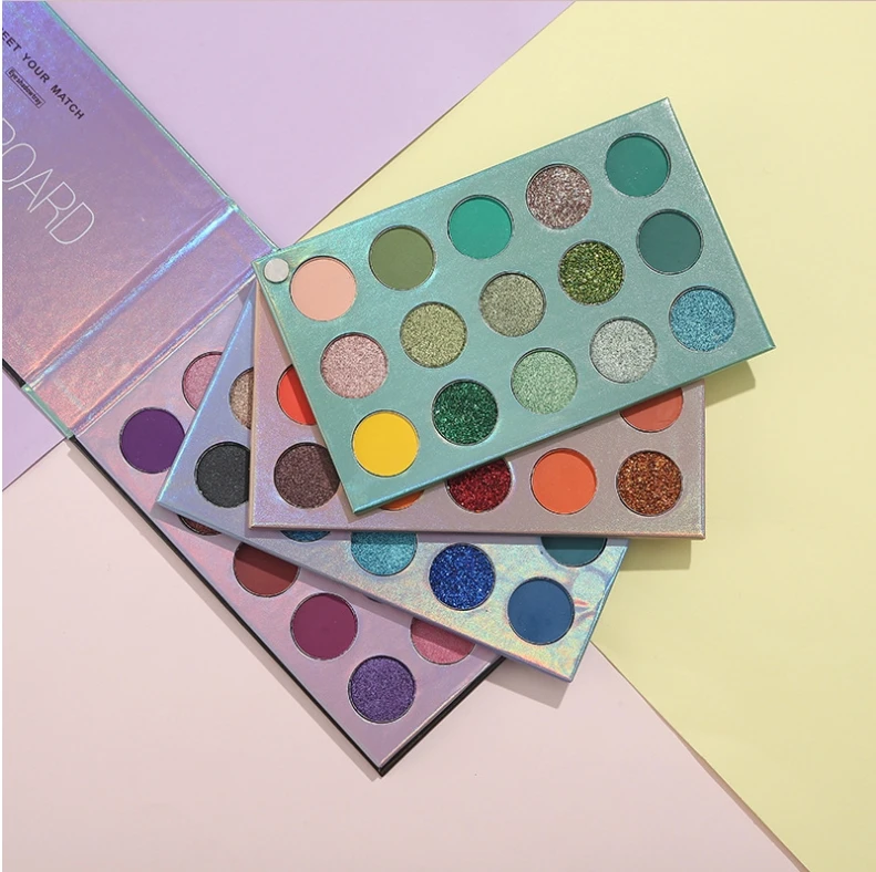 Factory Wholesale Cosplay 60 Colors Eyeshadow Palette Matte Shimmer Glitter Eyeshadow Customized For Party Stage Makeup