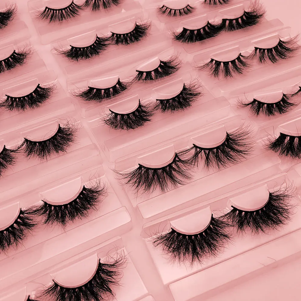 
wholesale eyelashes mink eyelashes vendor Fake Lashes Custom Eyelash Packaging Case Korean Pbt Fiber Eylash 