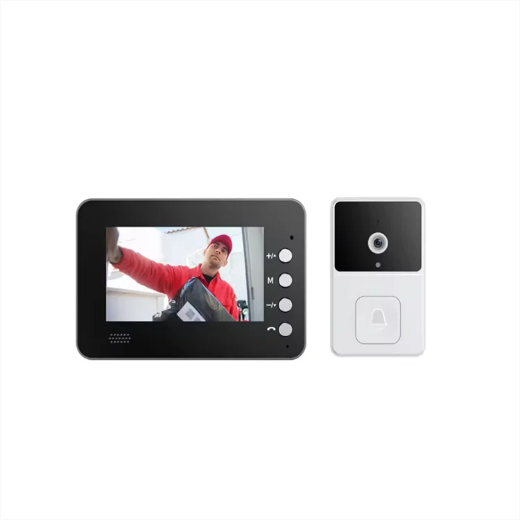 Easy Connection Outdoor Security Cameras Smart Life Video Doorbell with Chime Wireless Home Camera Security System