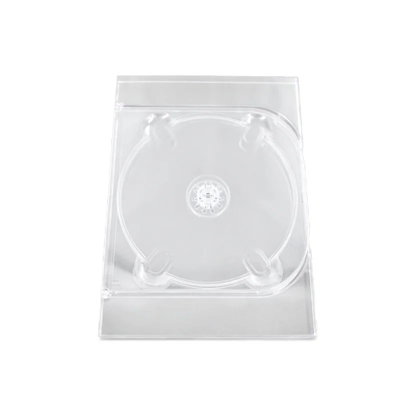 Manufacture Clear Cases  CD/DVD Game Music Disc Storage Protective Multi Flip Tray