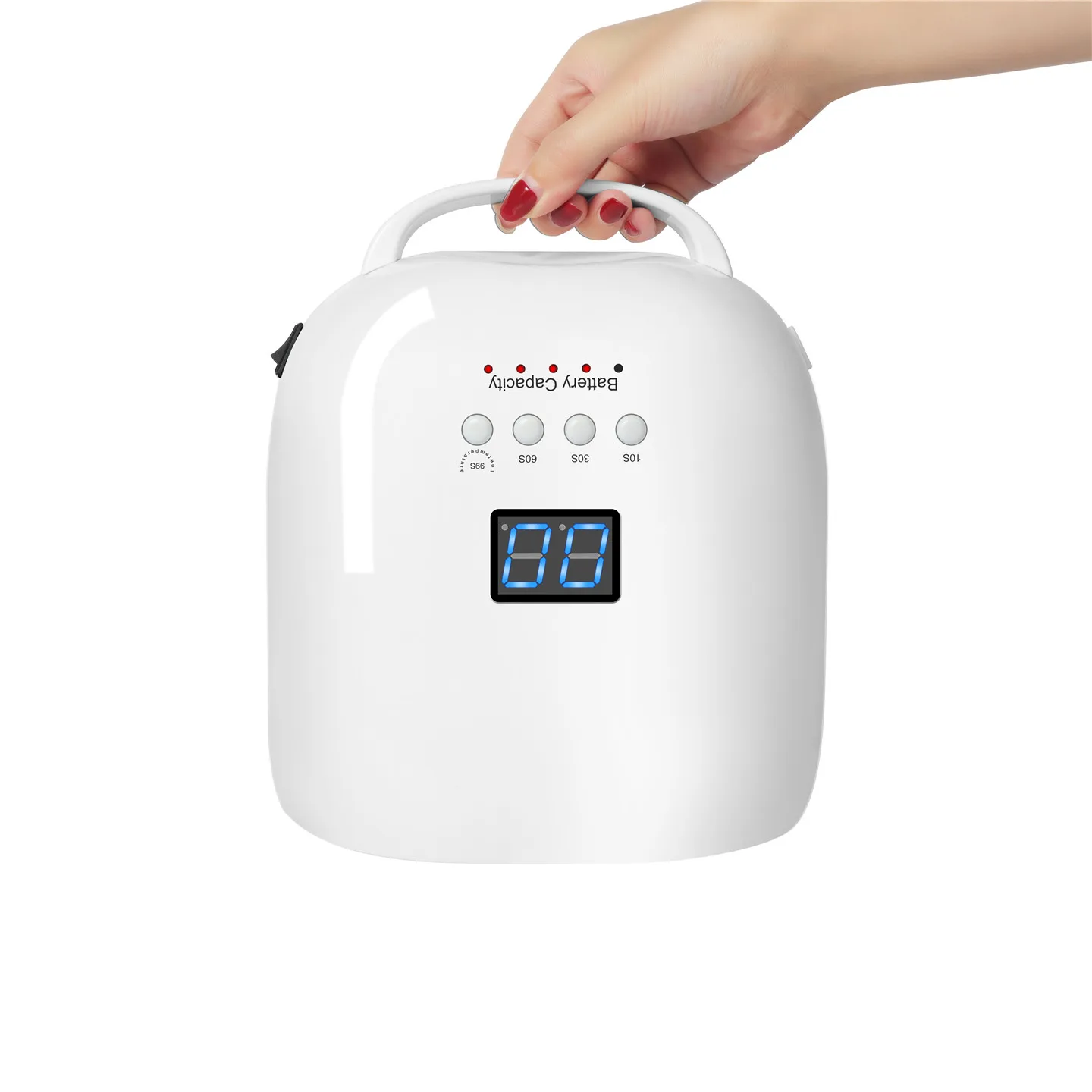 
2021 New Professional 86W Portable Rechargeable Uv LED Nail Lamp Nail Dryer 