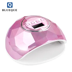 Beautiful New appearance and high power 86w F6 chameleon uv led nail lamp