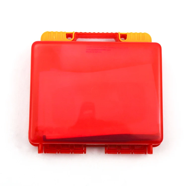 
ANSI OSHA 5 persons RED Plastic First aid kit box for workplace,home,industrial 
