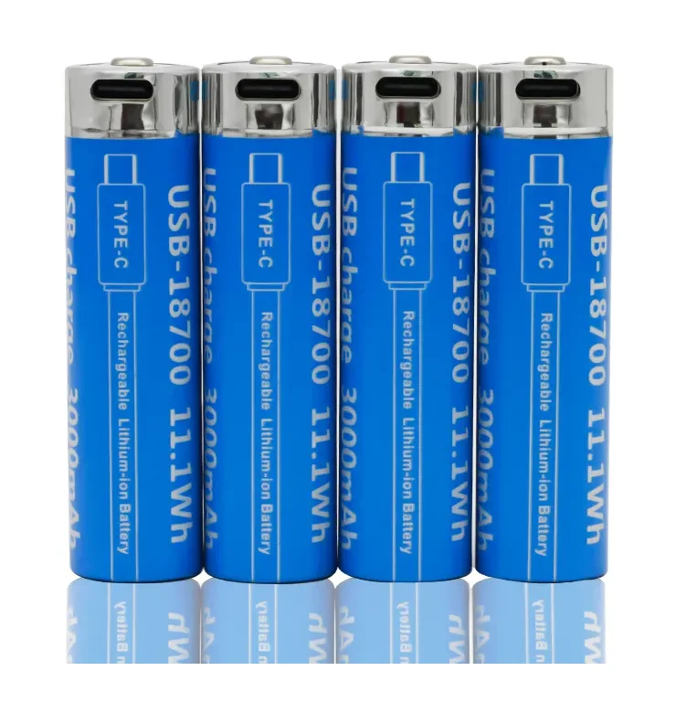 3.6V 18650 USB rechargeable lithium battery   3000mAh lithium ion battery
