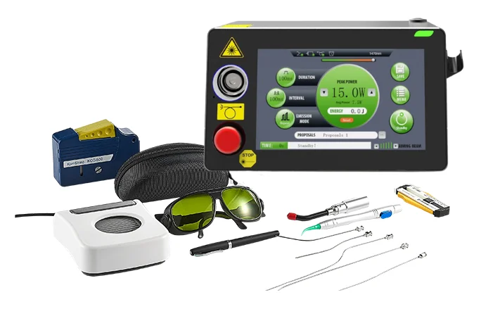 Harlas 1470nm wavelength laser Lipolysis fat remover Laser equipment for weight loss liposuction