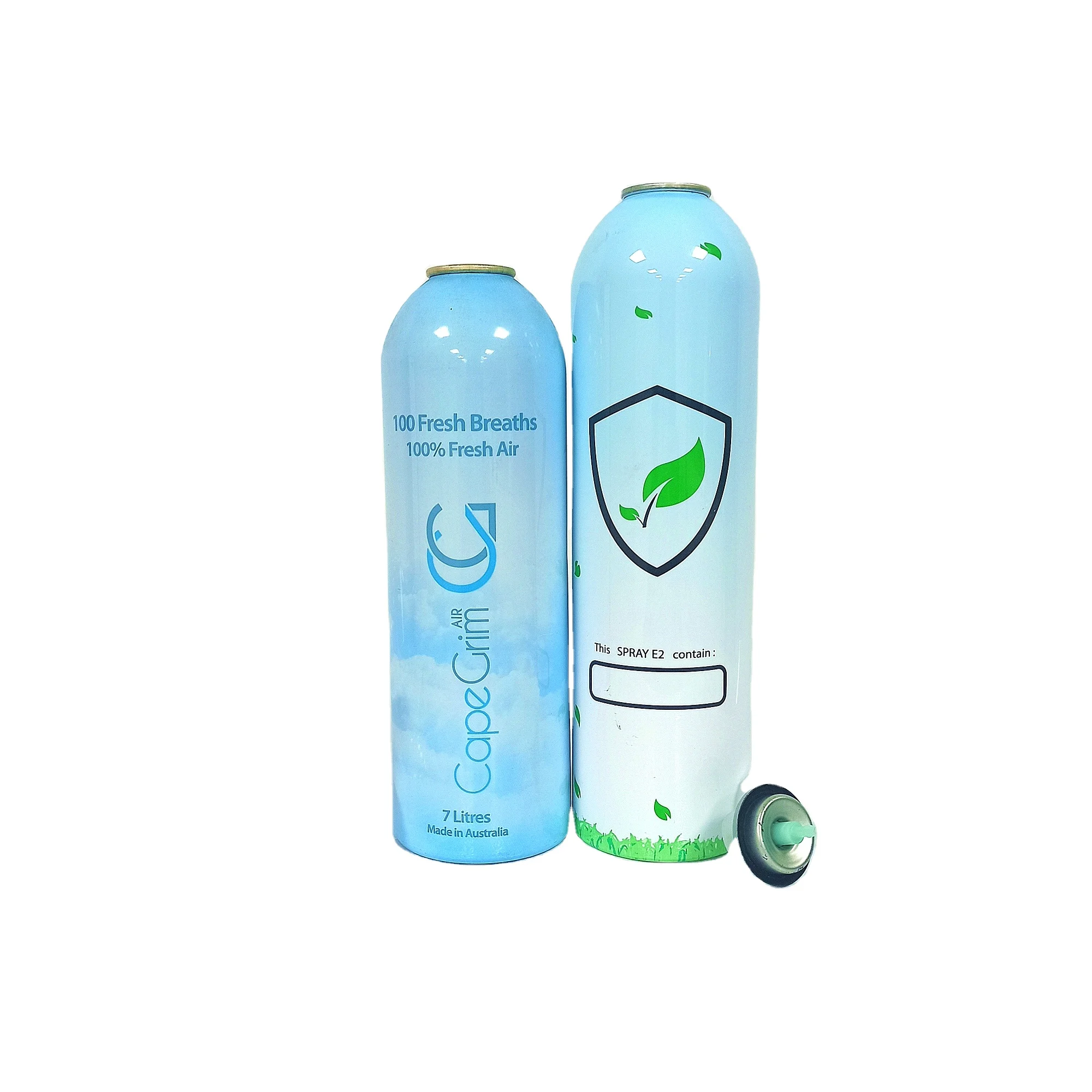 Пустой алюминиевый цилиндр, аэрозольный цилиндр от производителя, Индивидуальный размер