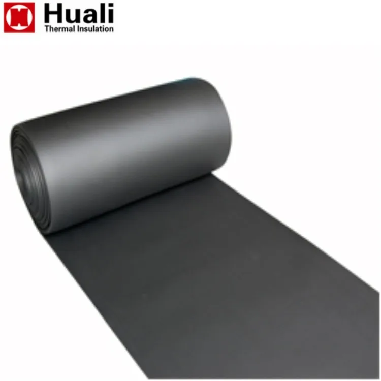 black waterproof natural fireproof soundproof 13MM 15MM 19MM 23MM NBR rubber foam sheet