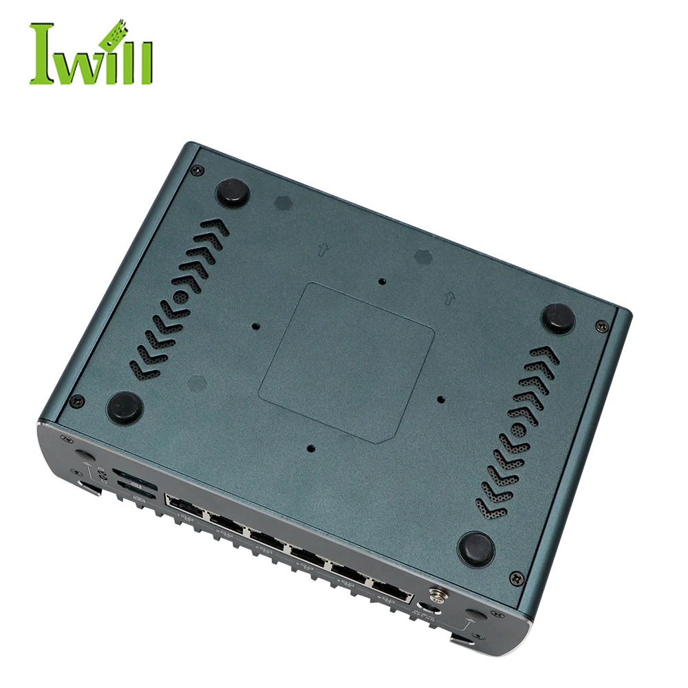 Новый мощный i7 mini pc VPN 12-го поколения 6 lan Микро Мягкий брандмауэр маршрутизатор 2 5g ethernet для автоматизации