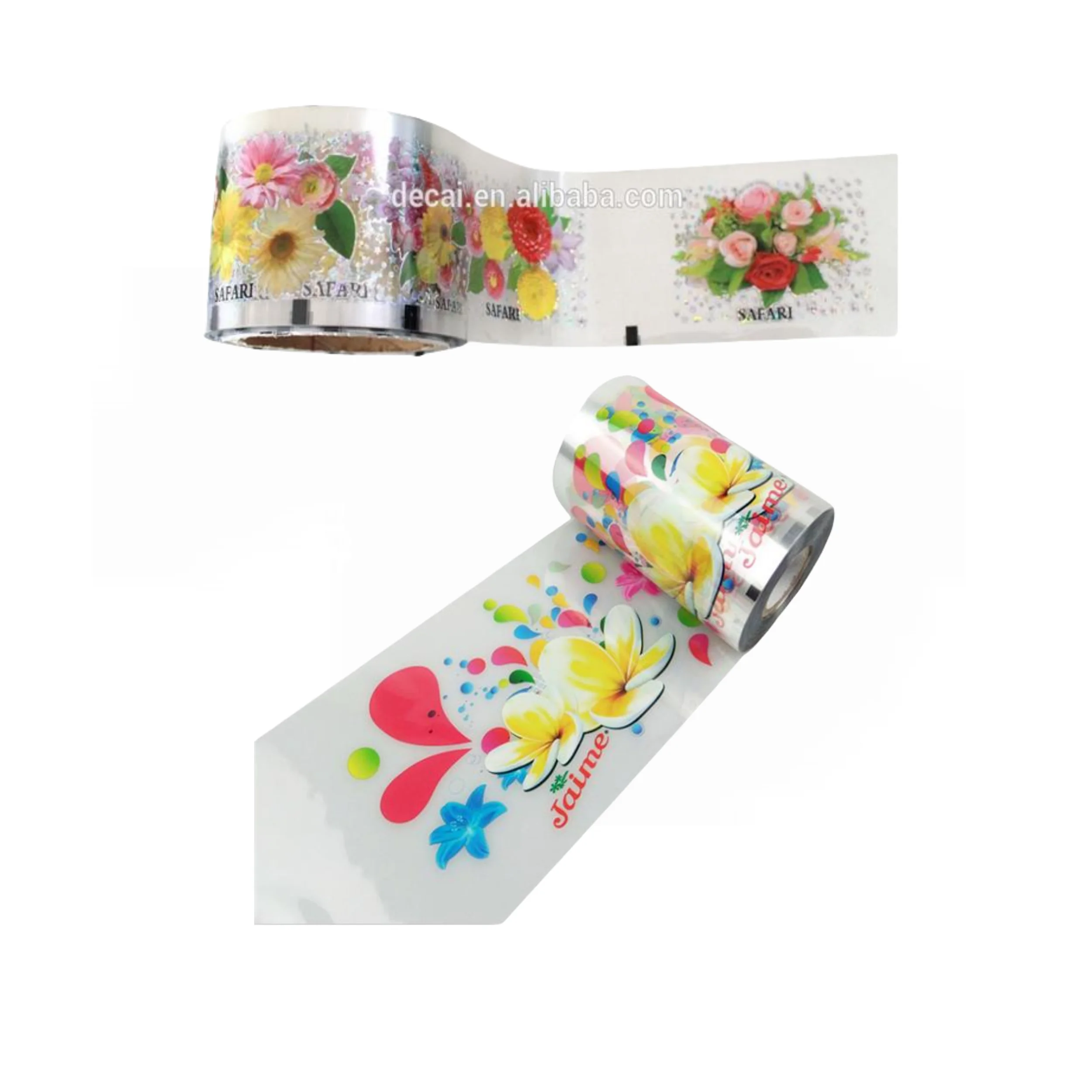 Wholesale Custom Design Print Cartoon pvc label film  for thermal transfer