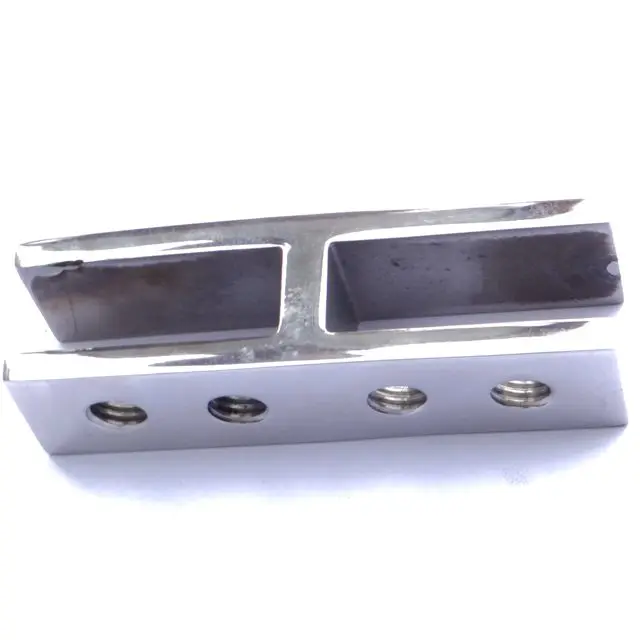 Factory Direct SS304/316 Stainless Steel Glass Clamp 180 Degree Hinge for Pool Window & Door Balustrades & Handrails