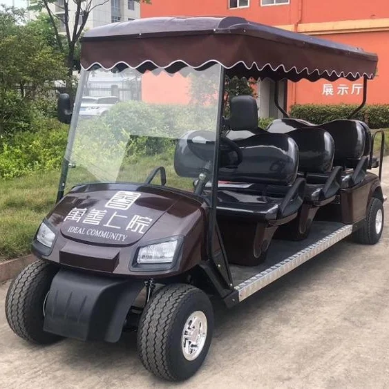 
Colorful Electric 8 Person Golf Cart Farm/Park/Beach Electric Vehicle 