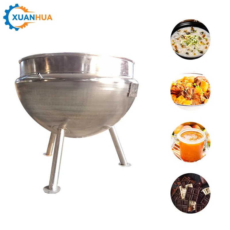 Electric gas electric soup jam heating mixer double jacketed industrial cooking ghee boiler