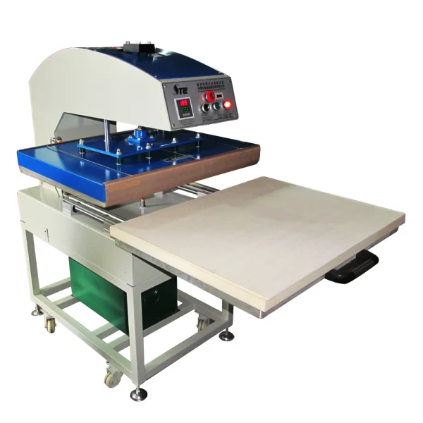 Hydraulic  pressure  heat press 70*90cm automatic  bolster t shirt  pants fabric large format sublimation  heat press machine