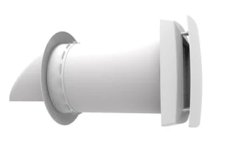 Single Room Wall HRV ERV Heat Energy erv hrv energy recovery ventilation air recuperator system