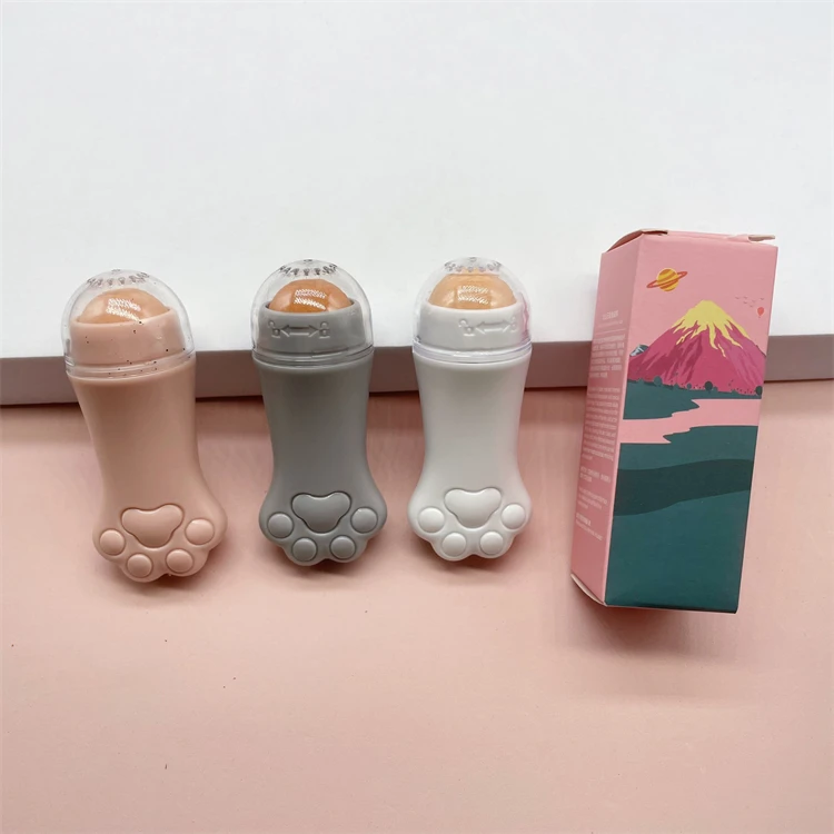 Reusable Portable Oily Skin Control Roller Stone for Traveling at Home Skin Massage Oil Absorbing Oil Roller